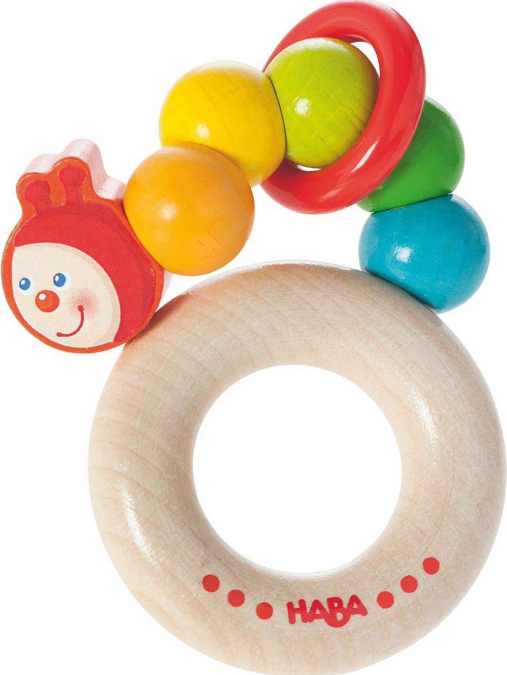 Haba Rainbow Caterpillar Baby Toy